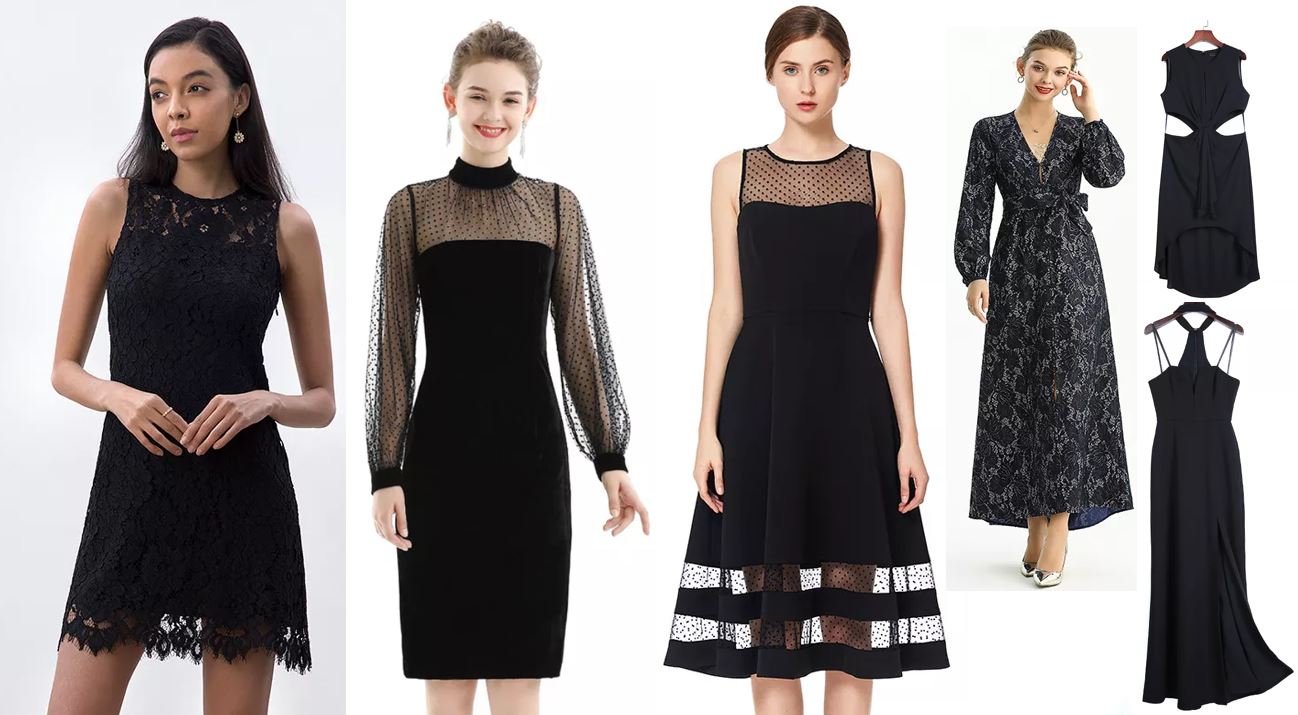 新年礼服 - 黑色