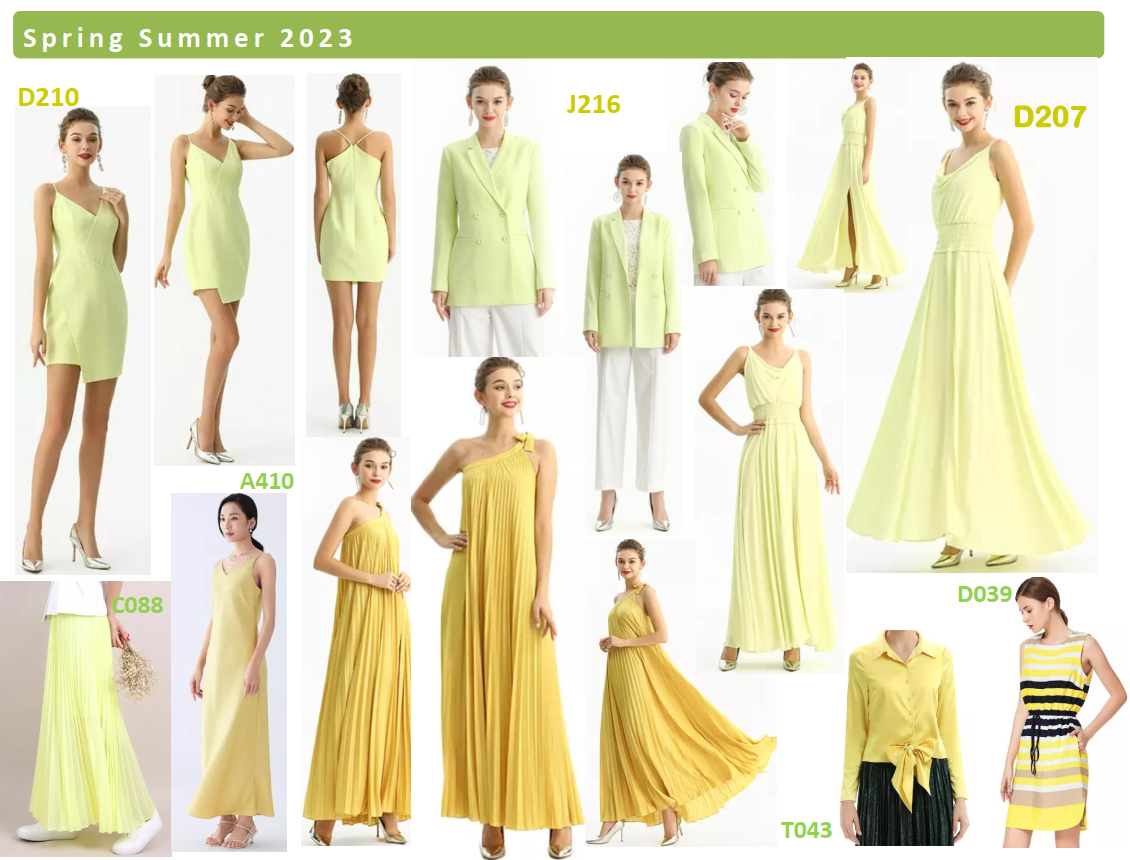 2023春季颜色 - 黄色石灰